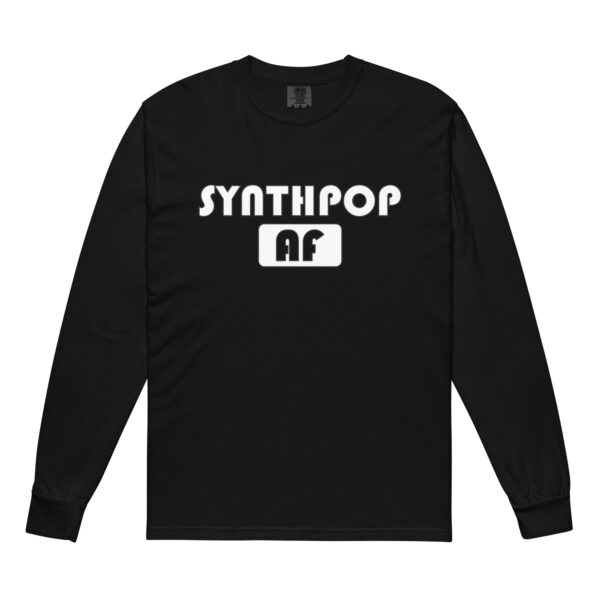 Synthpop AF Garment-dyed heavyweight long-sleeve shirt - Image 2